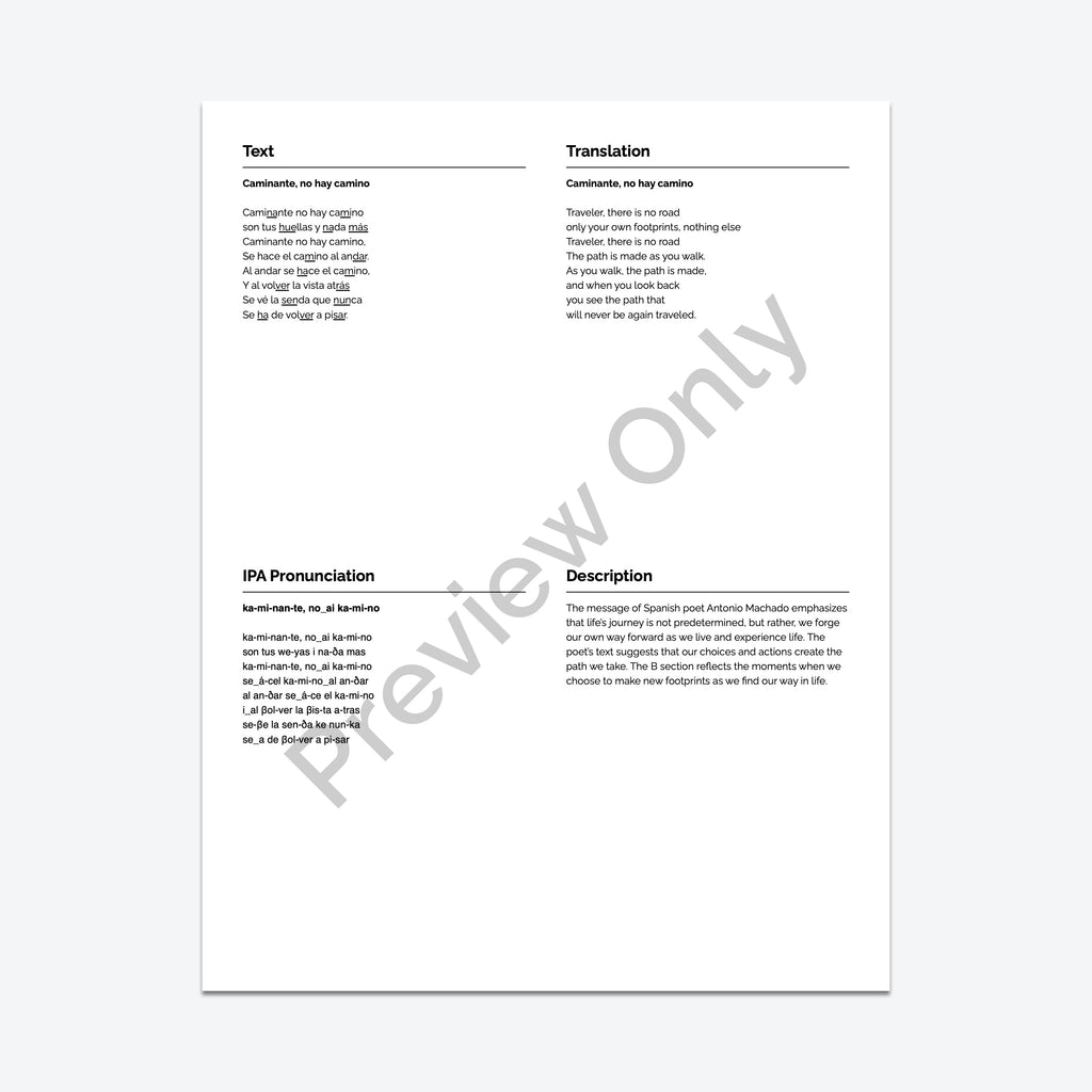 Caminante, no hay camino