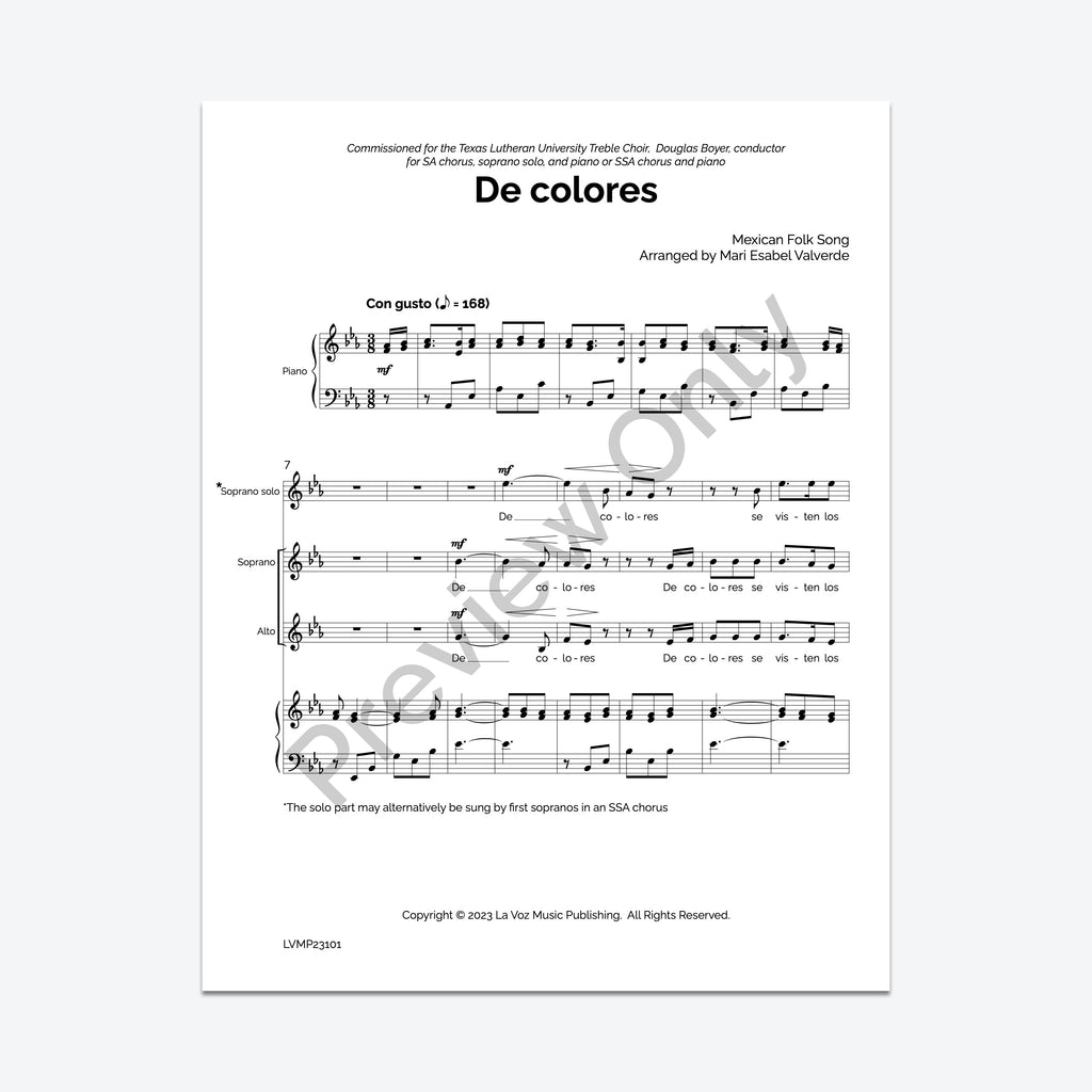 De colores