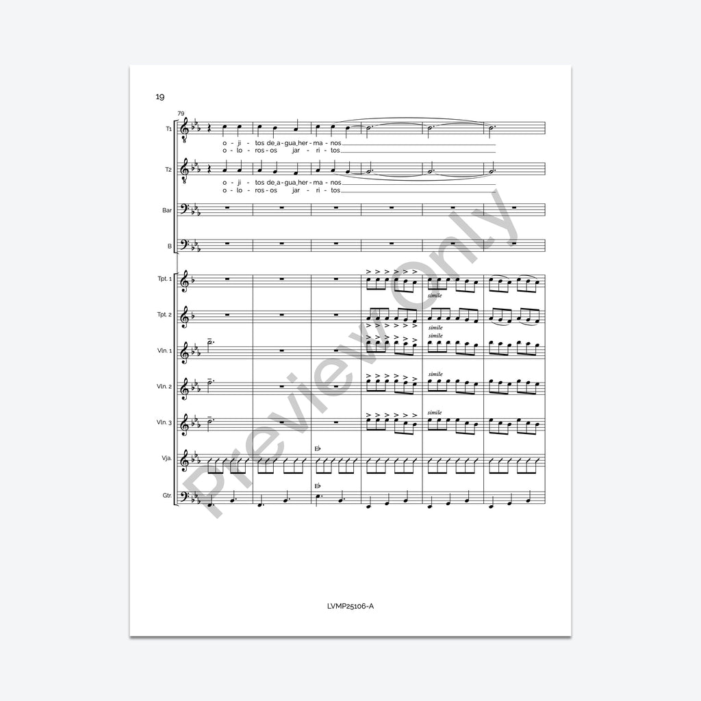 Guadalajara (Conductor's Score)