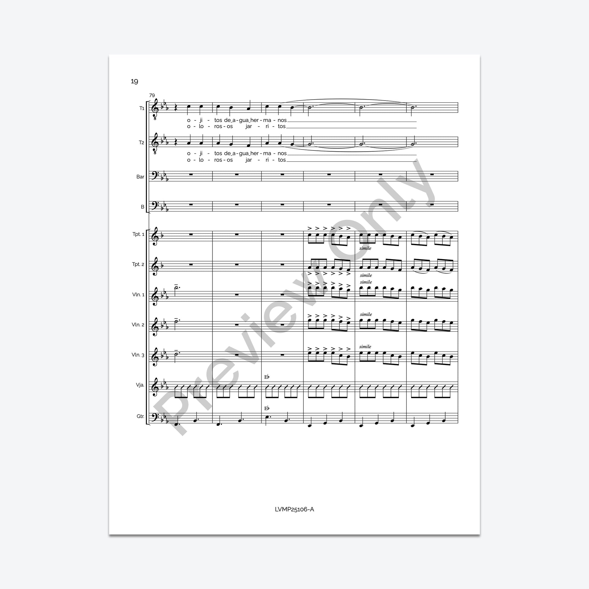 Guadalajara (Conductor's Score)