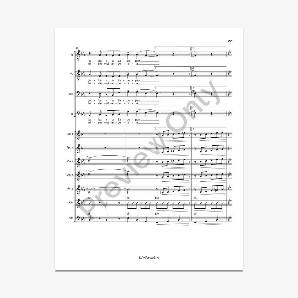 Guadalajara (Conductor's Score)