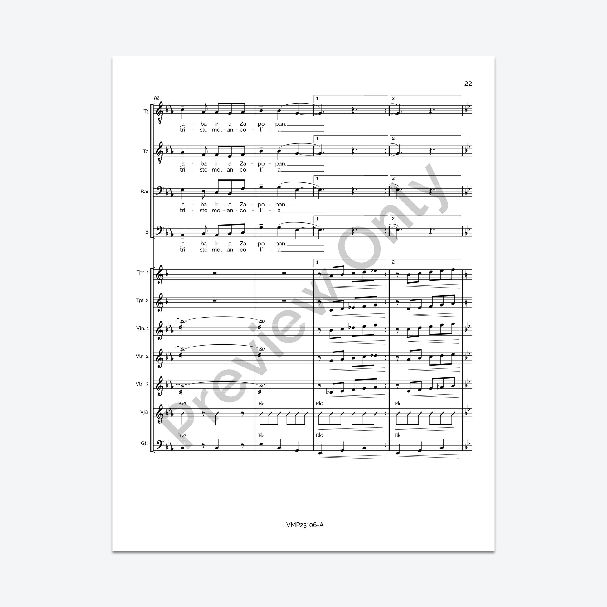 Guadalajara (Conductor's Score)