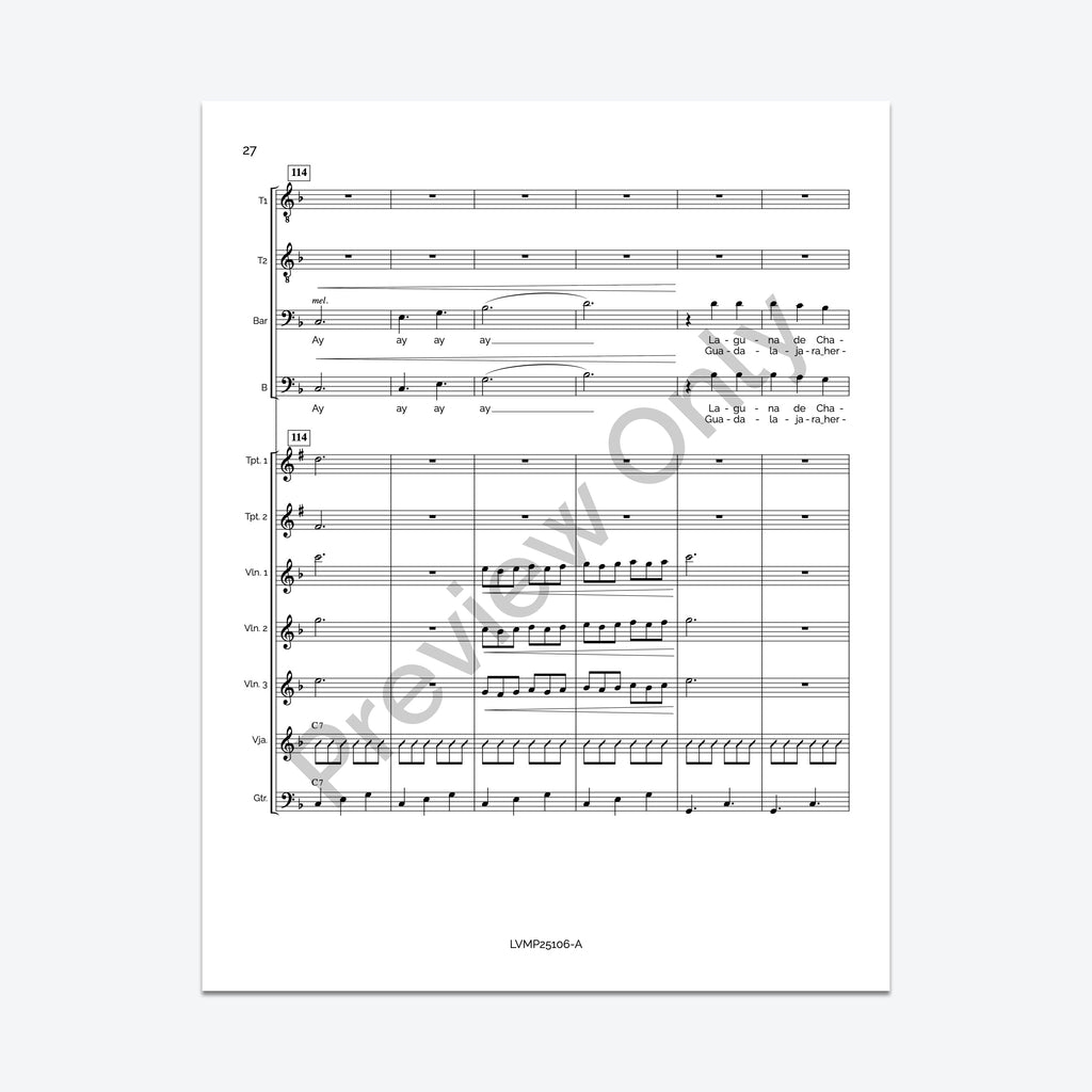 Guadalajara (Conductor's Score)