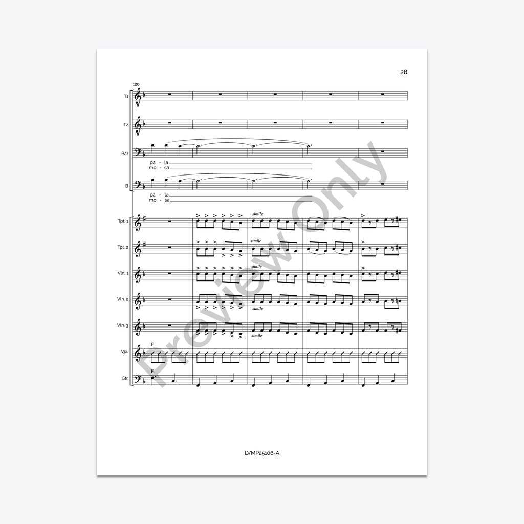 Guadalajara (Conductor's Score)