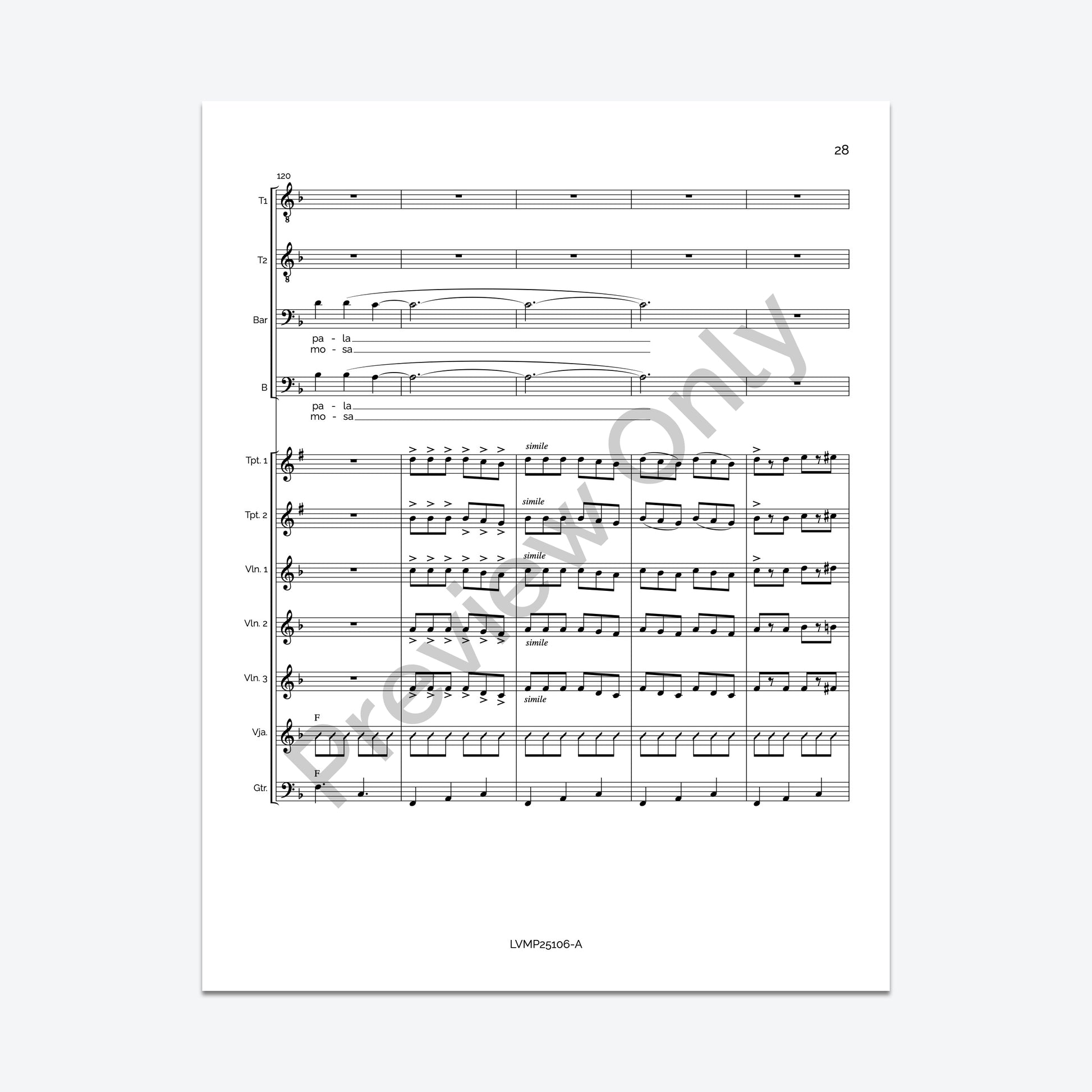 Guadalajara (Conductor's Score)