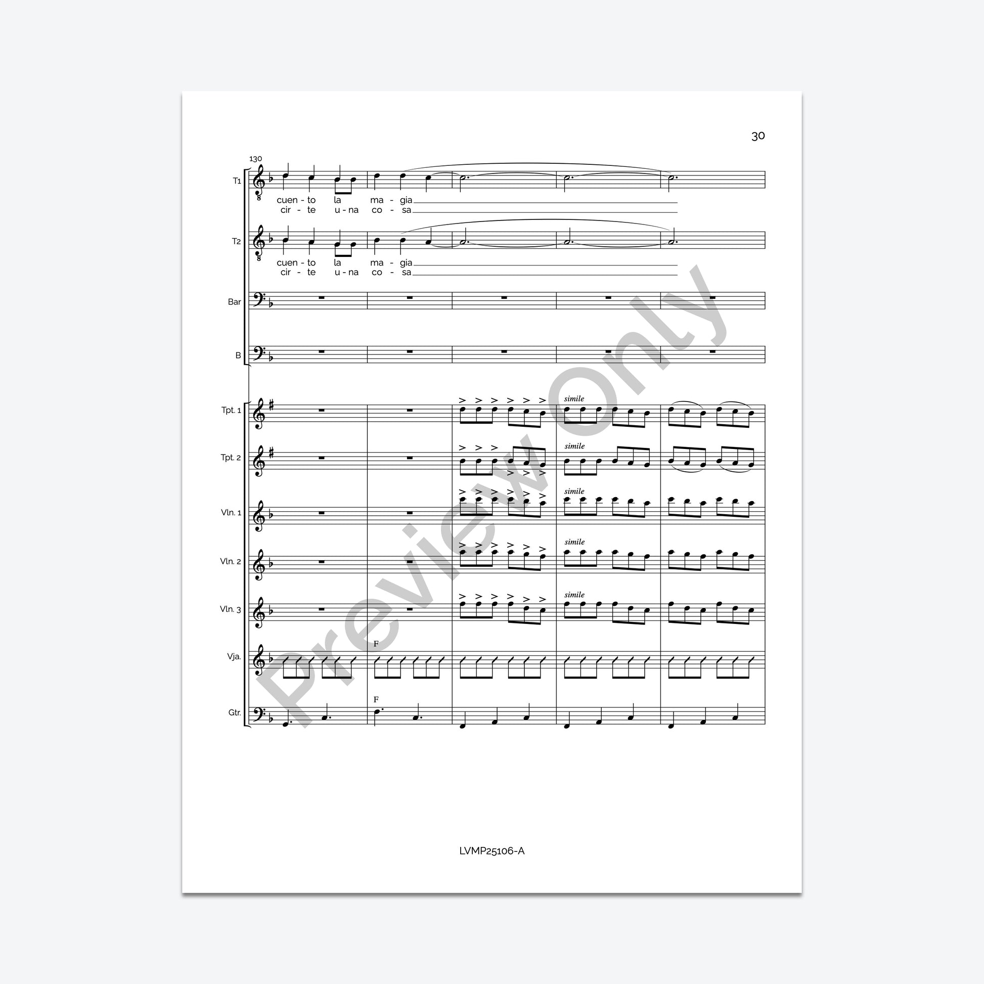Guadalajara (Conductor's Score)