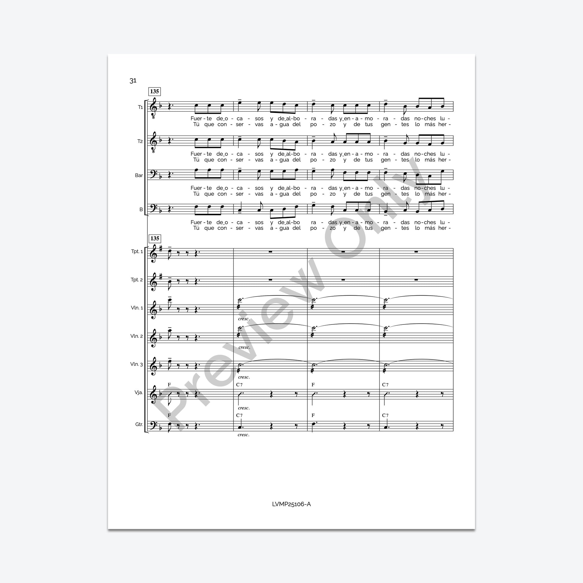 Guadalajara (Conductor's Score)