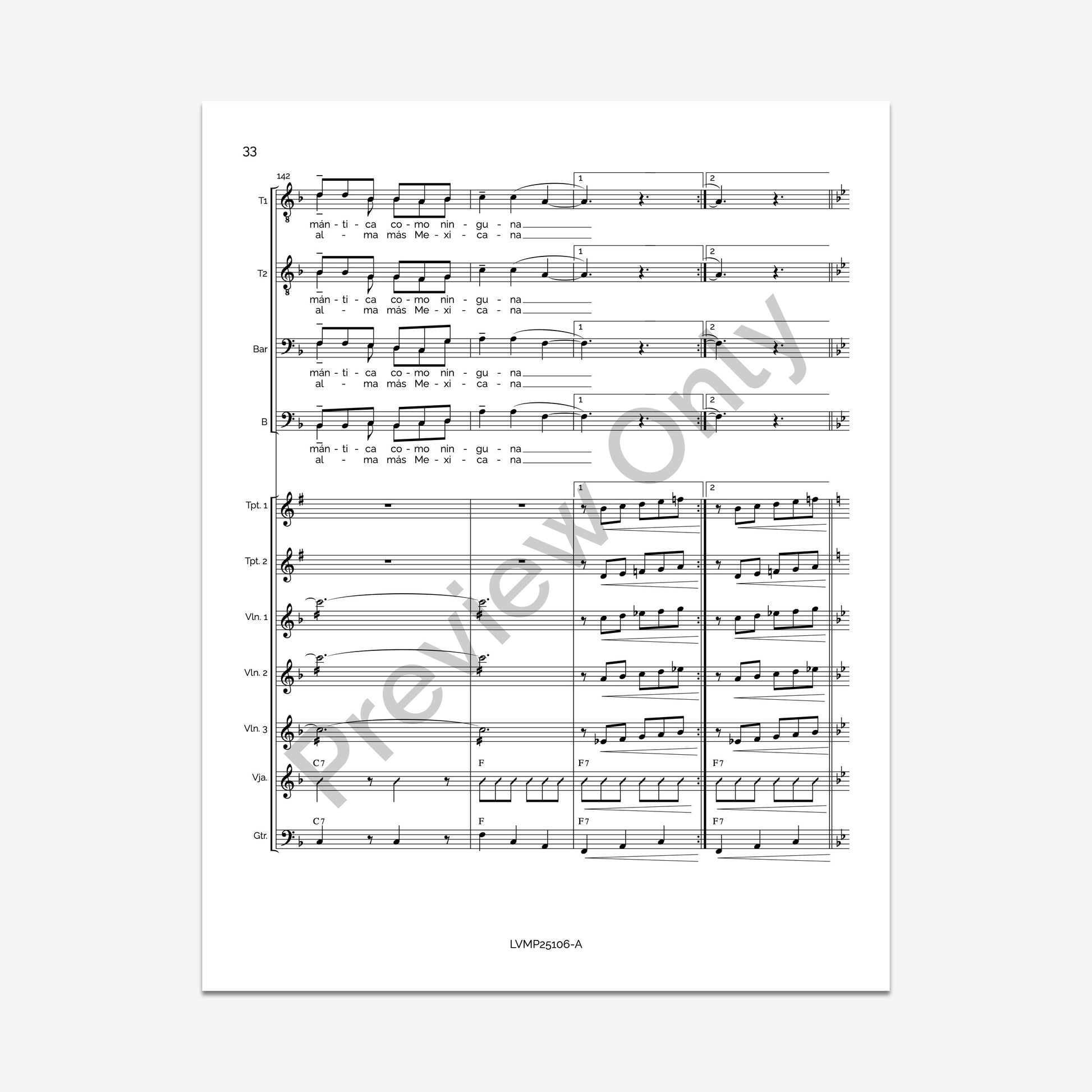 Guadalajara (Conductor's Score)