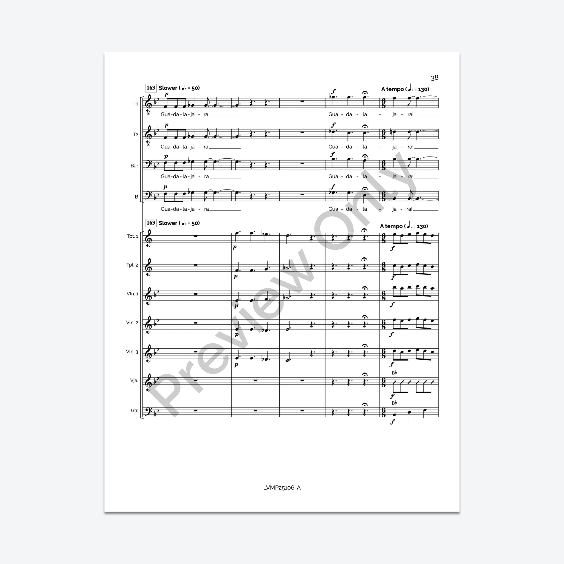 Guadalajara (Conductor's Score)