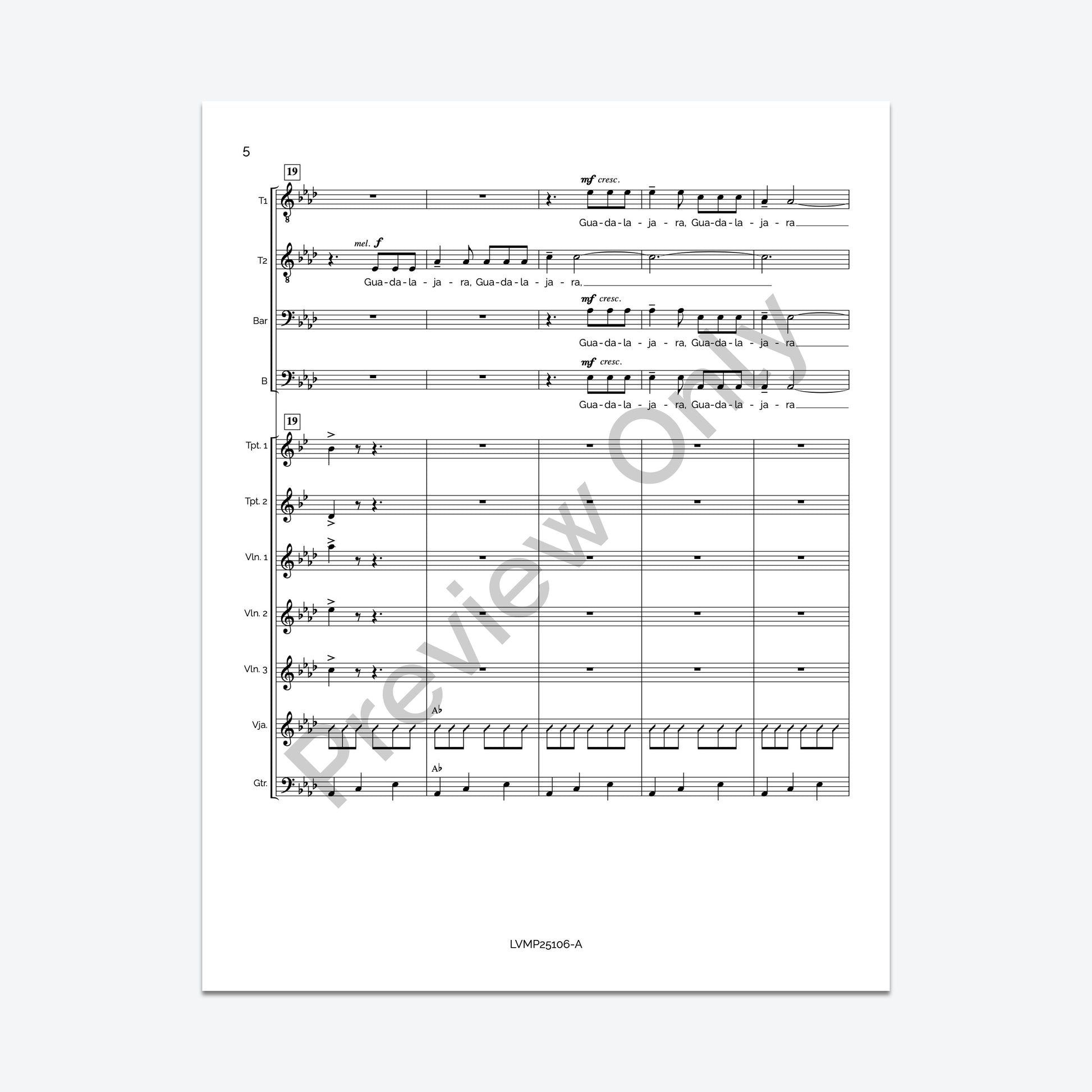 Guadalajara (Conductor's Score)