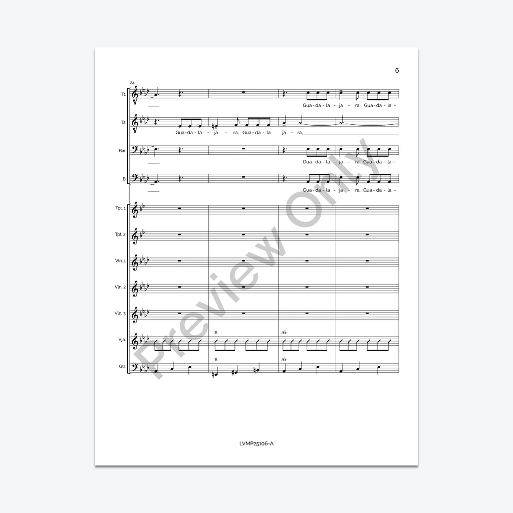 Guadalajara (Conductor's Score)