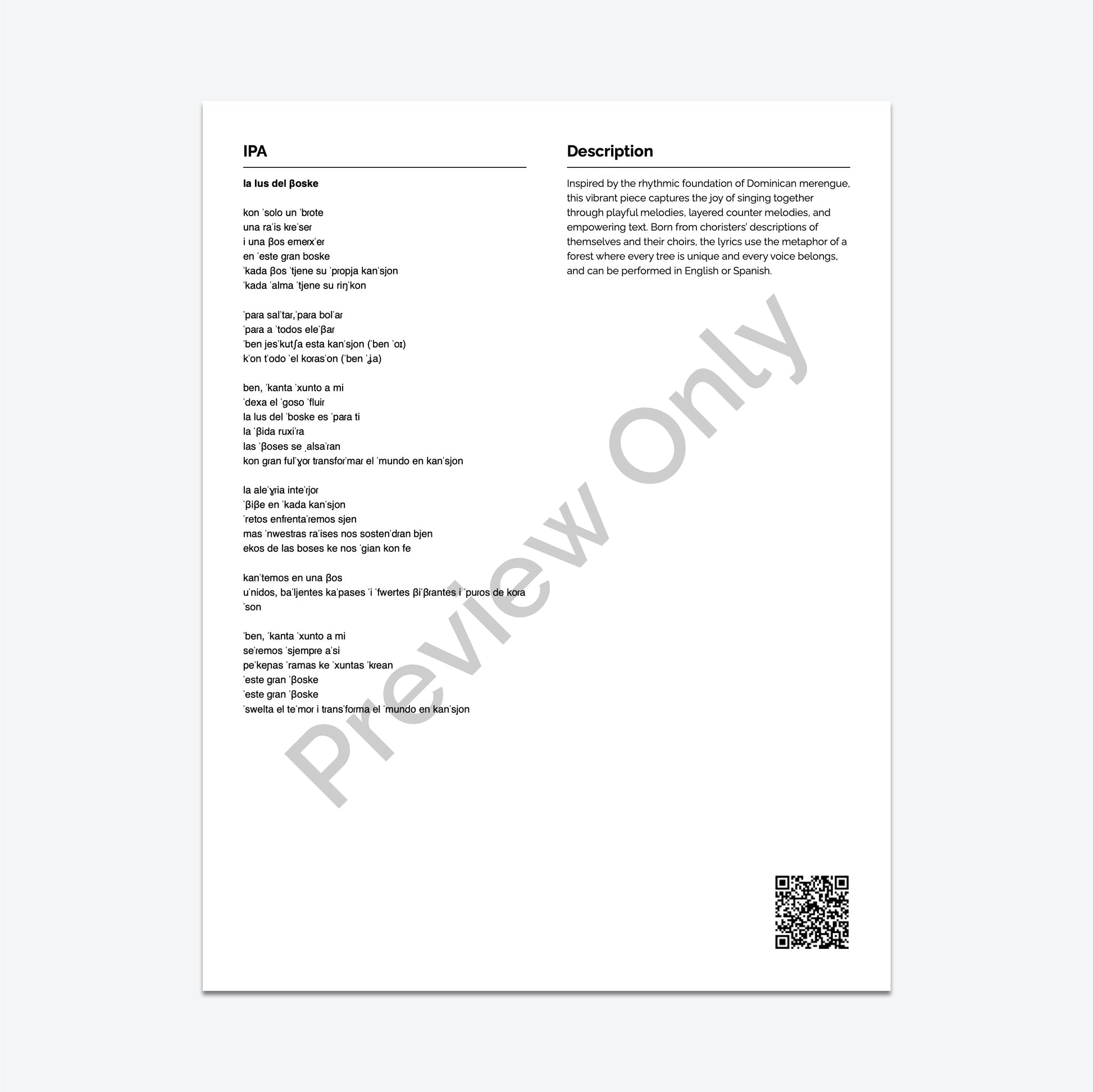 The Light Between The Trees